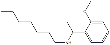 heptyl[1-(2-methoxyphenyl)ethyl]amine 化学構造式