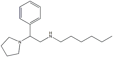  hexyl[2-phenyl-2-(pyrrolidin-1-yl)ethyl]amine