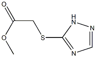 methyl 2-(1H-1,2,4-triazol-5-ylsulfanyl)acetate 结构式