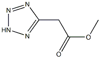 methyl 2-(2H-1,2,3,4-tetrazol-5-yl)acetate,,结构式