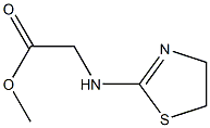methyl 2-(4,5-dihydro-1,3-thiazol-2-ylamino)acetate 化学構造式