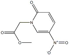 methyl 2-(5-nitro-2-oxo-1,2-dihydropyridin-1-yl)acetate 结构式