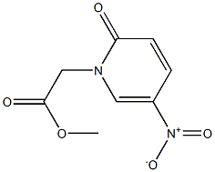 methyl 2-(5-nitro-2-oxo-1,2-dihydropyridin-1-yl)acetate,,结构式