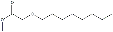 methyl 2-(octyloxy)acetate 结构式