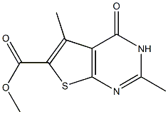 methyl 2,5-dimethyl-4-oxo-3H,4H-thieno[2,3-d]pyrimidine-6-carboxylate