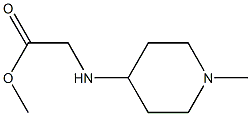 methyl 2-[(1-methylpiperidin-4-yl)amino]acetate Structure