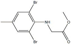  methyl 2-[(2,6-dibromo-4-methylphenyl)amino]acetate