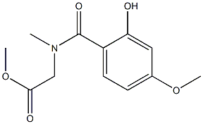 methyl 2-[(2-hydroxy-4-methoxyphenyl)-N-methylformamido]acetate