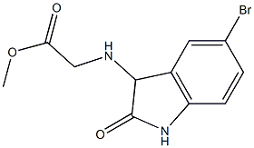  methyl 2-[(5-bromo-2-oxo-2,3-dihydro-1H-indol-3-yl)amino]acetate