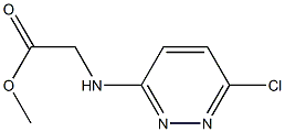methyl 2-[(6-chloropyridazin-3-yl)amino]acetate Struktur
