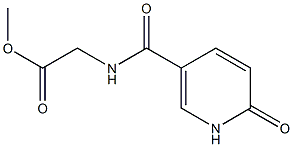methyl 2-[(6-oxo-1,6-dihydropyridin-3-yl)formamido]acetate 结构式