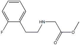 methyl 2-{[2-(2-fluorophenyl)ethyl]amino}acetate|