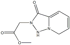 methyl 2-{3-oxo-2H,3H-[1,2,4]triazolo[3,4-a]pyridin-2-yl}acetate Structure
