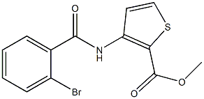 methyl 3-[(2-bromobenzene)amido]thiophene-2-carboxylate