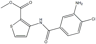 methyl 3-[(3-amino-4-chlorobenzene)amido]thiophene-2-carboxylate