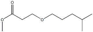 methyl 3-[(4-methylpentyl)oxy]propanoate Structure