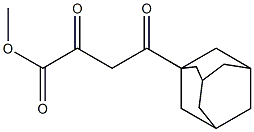 methyl 4-(adamantan-1-yl)-2,4-dioxobutanoate Struktur