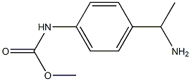 methyl N-[4-(1-aminoethyl)phenyl]carbamate Structure