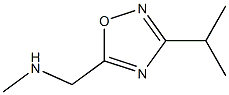 methyl({[3-(propan-2-yl)-1,2,4-oxadiazol-5-yl]methyl})amine Structure