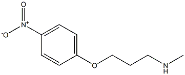 methyl[3-(4-nitrophenoxy)propyl]amine Struktur