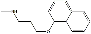 methyl[3-(naphthalen-1-yloxy)propyl]amine Struktur