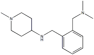 N-({2-[(dimethylamino)methyl]phenyl}methyl)-1-methylpiperidin-4-amine Struktur