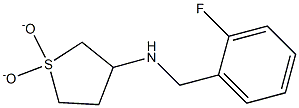 N-(1,1-dioxidotetrahydrothien-3-yl)-N-(2-fluorobenzyl)amine Struktur