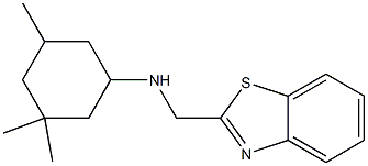 N-(1,3-benzothiazol-2-ylmethyl)-3,3,5-trimethylcyclohexan-1-amine Struktur