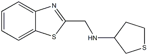 N-(1,3-benzothiazol-2-ylmethyl)thiolan-3-amine 化学構造式