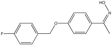 N-(1-{4-[(4-fluorophenyl)methoxy]phenyl}ethylidene)hydroxylamine|