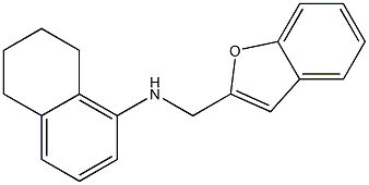 N-(1-benzofuran-2-ylmethyl)-5,6,7,8-tetrahydronaphthalen-1-amine Structure