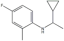 N-(1-cyclopropylethyl)-4-fluoro-2-methylaniline