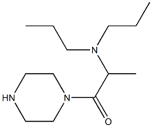 N-(1-methyl-2-oxo-2-piperazin-1-ylethyl)-N,N-dipropylamine Structure