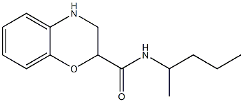  N-(1-methylbutyl)-3,4-dihydro-2H-1,4-benzoxazine-2-carboxamide