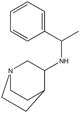 N-(1-phenylethyl)-1-azabicyclo[2.2.2]octan-3-amine Structure