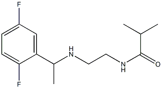 N-(2-{[1-(2,5-difluorophenyl)ethyl]amino}ethyl)-2-methylpropanamide