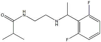 N-(2-{[1-(2,6-difluorophenyl)ethyl]amino}ethyl)-2-methylpropanamide