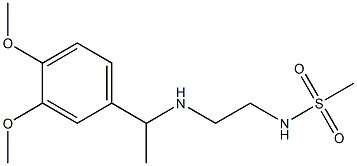 N-(2-{[1-(3,4-dimethoxyphenyl)ethyl]amino}ethyl)methanesulfonamide