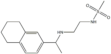 N-(2-{[1-(5,6,7,8-tetrahydronaphthalen-2-yl)ethyl]amino}ethyl)methanesulfonamide