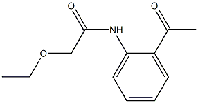 N-(2-acetylphenyl)-2-ethoxyacetamide Struktur