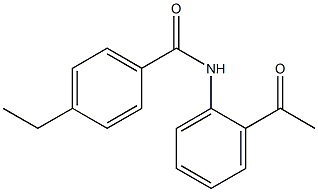 N-(2-acetylphenyl)-4-ethylbenzamide|