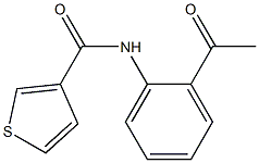 N-(2-acetylphenyl)thiophene-3-carboxamide|