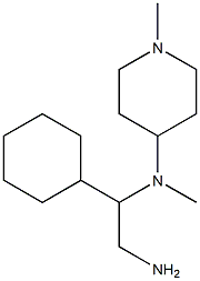 N-(2-amino-1-cyclohexylethyl)-N-methyl-N-(1-methylpiperidin-4-yl)amine Structure