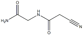 N-(2-amino-2-oxoethyl)-2-cyanoacetamide,,结构式