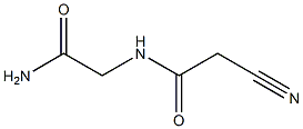 N-(2-amino-2-oxoethyl)-2-cyanoacetamide 化学構造式