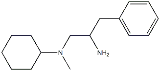 N-(2-amino-3-phenylpropyl)-N-methylcyclohexanamine,,结构式