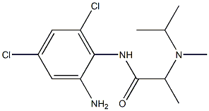 N-(2-amino-4,6-dichlorophenyl)-2-[methyl(propan-2-yl)amino]propanamide