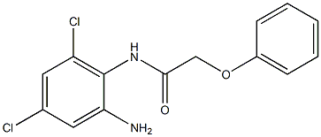 N-(2-amino-4,6-dichlorophenyl)-2-phenoxyacetamide Structure