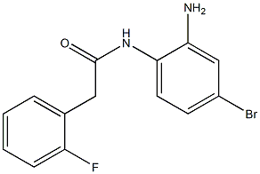 N-(2-amino-4-bromophenyl)-2-(2-fluorophenyl)acetamide Structure