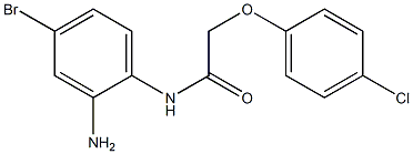N-(2-amino-4-bromophenyl)-2-(4-chlorophenoxy)acetamide Struktur